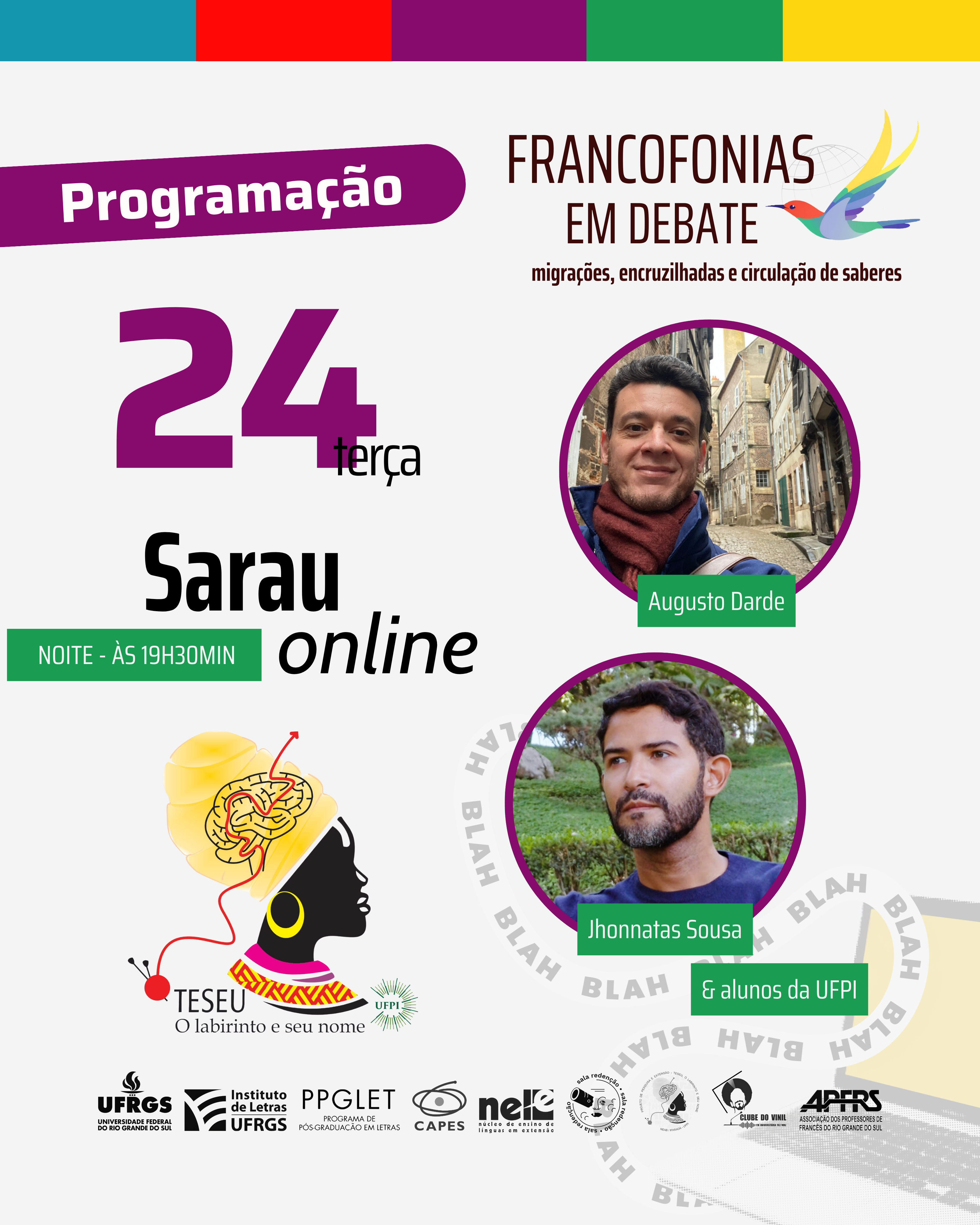 Francofonias em Debate : migrações, encruzilhadas e circulação de saberes
